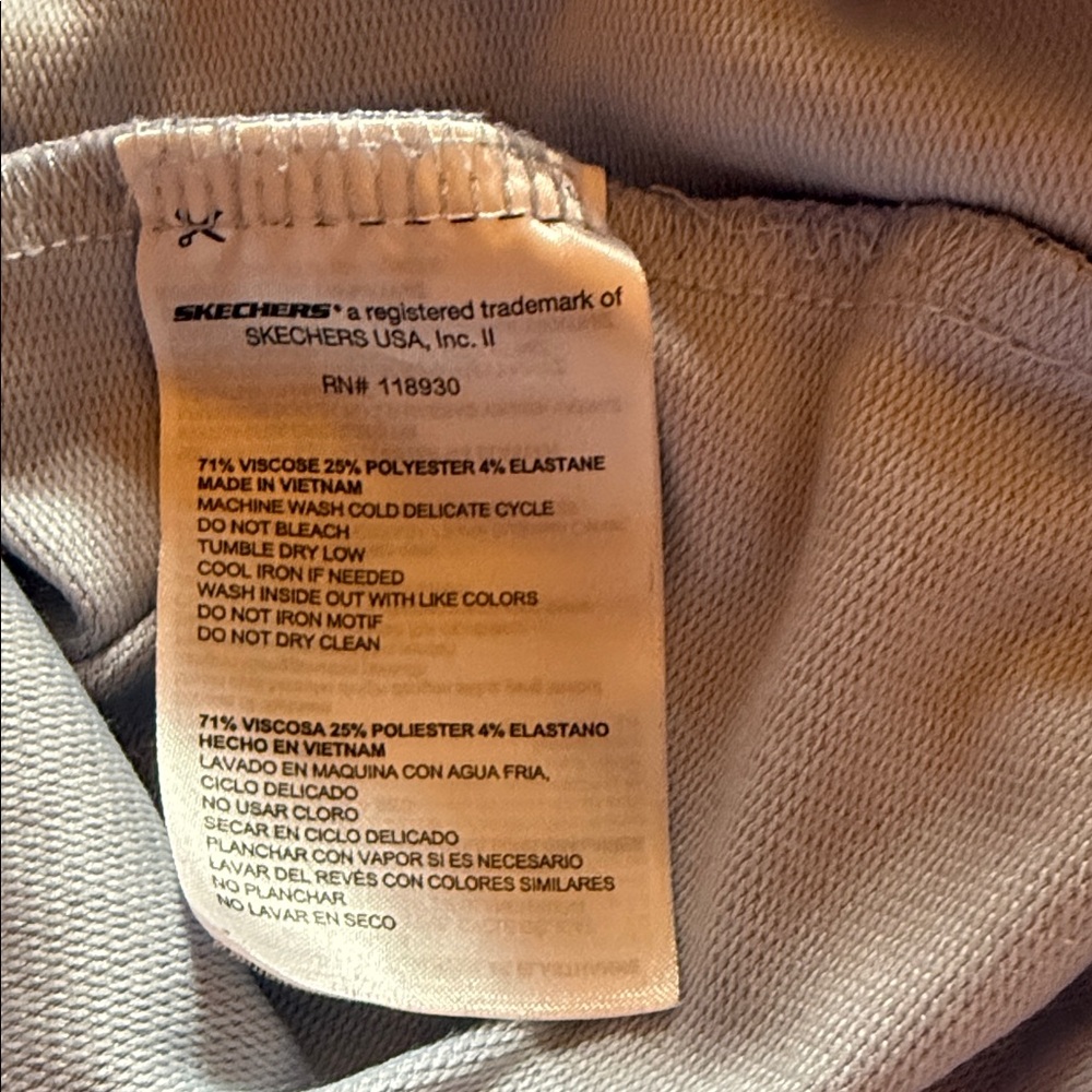 Skechers Light Blue Crewneck Hoodie Sweatshirt - Picture 4 of 4